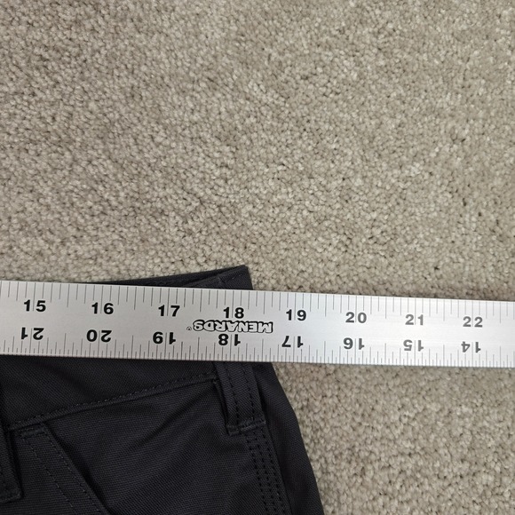 Womens Carhartt 10" Canvas Work Shorts Rugged Flex Loose Fit Size 16 BS3111-W - Picture 4 of 7